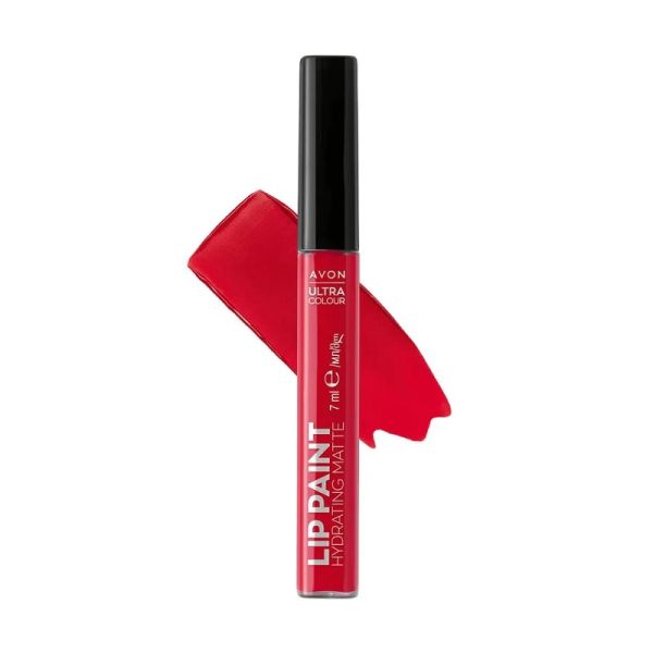 Avon Ultra Color Lip Paint Hydrating Matte 7ml - Lady in Red