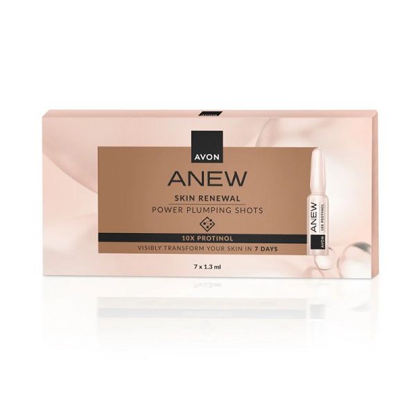 Avon Anew Skin Renewal Power Plumping Shot 7 x 1.3ml