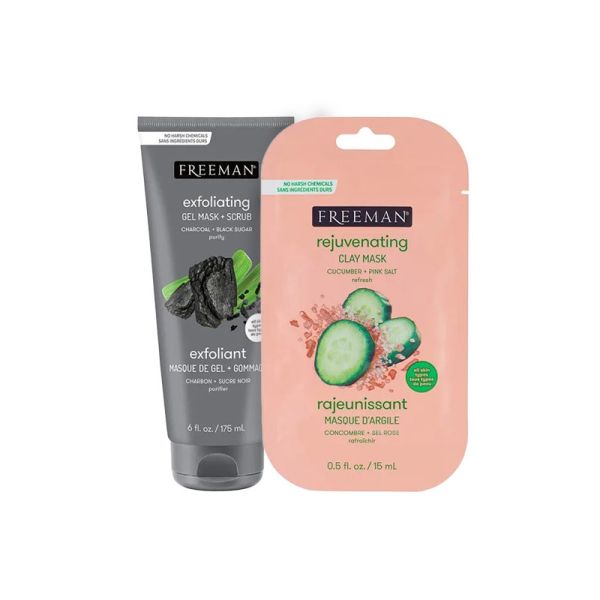 Freeman Exfoliating & Rejuvenating Mask Combo - Set of 2