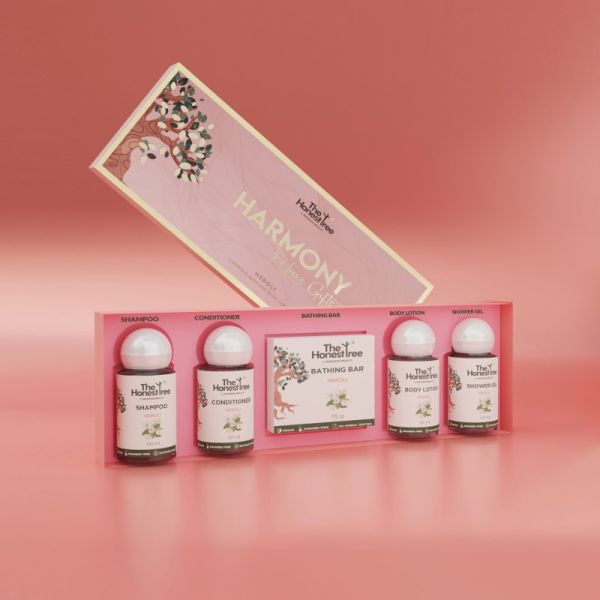 The Honest Tree Luxury Travel Gift set with Neroli Blossom(200ml + 75g)