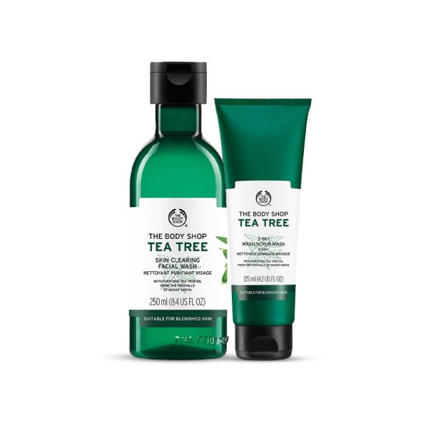 The Body Shop Tea Tree Cleansing Set (Pack of 2)