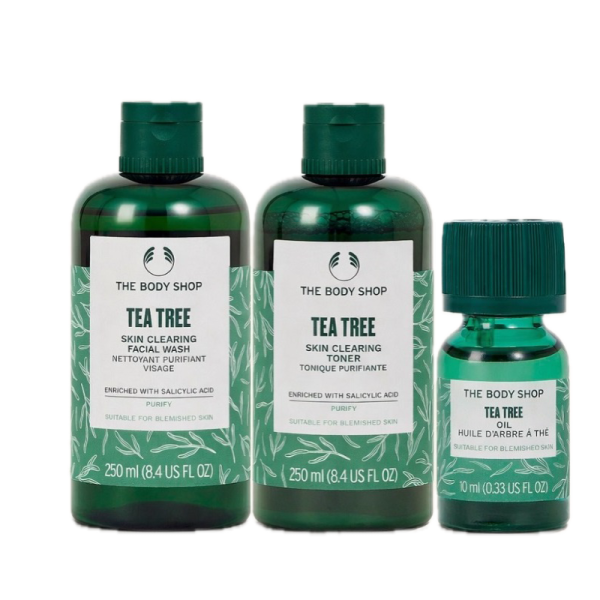 The Body Shop Cleanse and Treat Routine-3pc