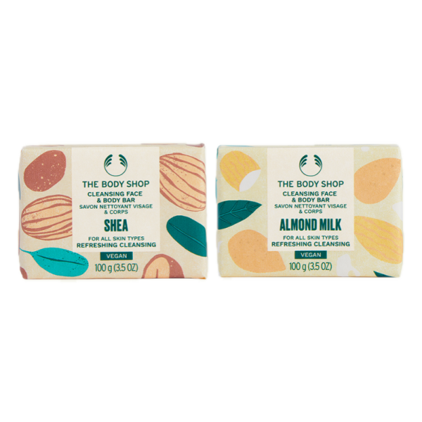 The Body Shop Creamy Cleansing Bar Duo-2pc