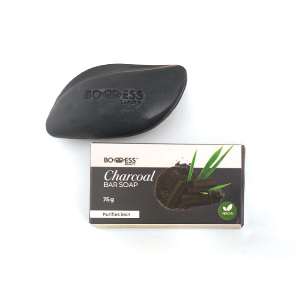 Boddess Charcoal Bar Soap(75g)