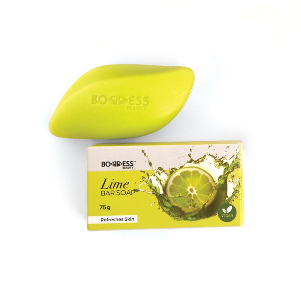 Boddess Lime Bar Soap(75g)