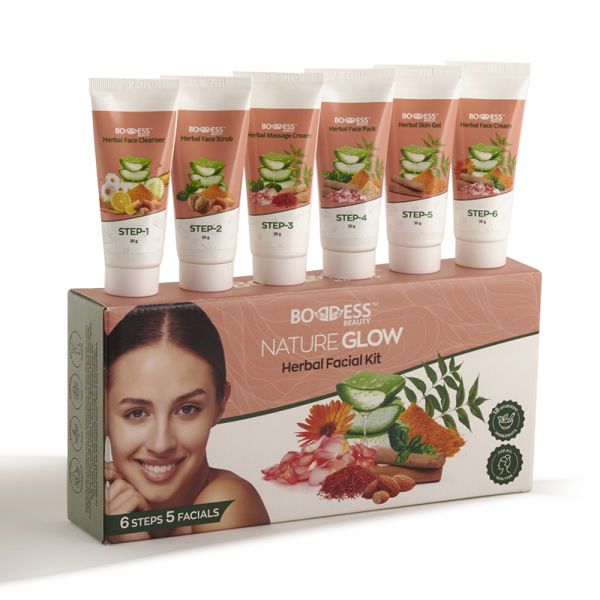 Boddess Nature Glow Facial kit (6 steps)180g