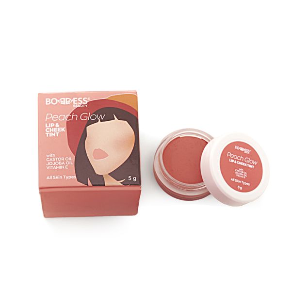 Boddess Lip & Cheek Tint - Peach Glow(5g)