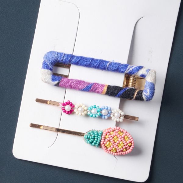 Boddess Pastel Beaded Hairclips (3N)