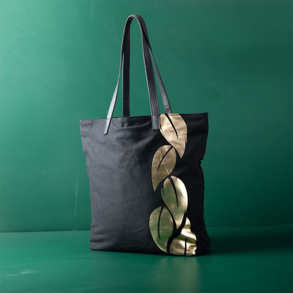 Boddess Black & Gold Tote Bag