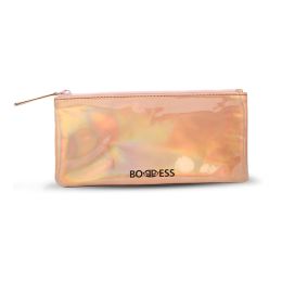 Boddess Mettalic Cosmentic Flat Pencil Pouch