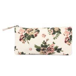 Boddess Floral Cosmentic Flat Pencil Pouch