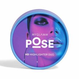 Myglamm Pose Hd Highlighter Duo-Champagne | Rose Gold(9g)