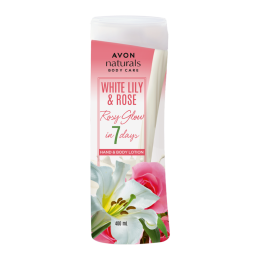 Avon Naturals Rose & White Lilly Hbl(200ml)