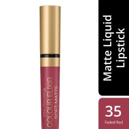 Max Factor Colour Elixir Soft Matte Liquid Lipstick - Faded Red(4ml)