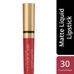 Max Factor Colour Elixir Soft Matte Liquid Lipstick - Crushed Ruby(4ml)