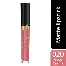 Max Factor Lipfinity Velvet Matte Liquid Lipstick - 020 Coco Creme(3.5ml)