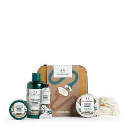 The Body Shop Coconut Shower Cream, Body Butter, Hand Balm and Small Remie Lily Gift Set