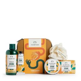 The Body Shop Satsuma Shower Gel, Body Butter, Hand Cream, Soap and Small Remie Lily Gift Set