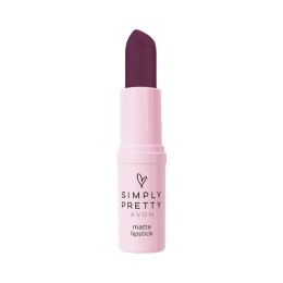 Avon Simply Pretty Matte Lipstick - Plum(4g)